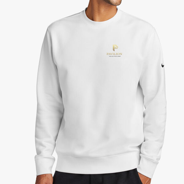 Nike Club Fleece Sleeve Swoosh Crew Thumbnail